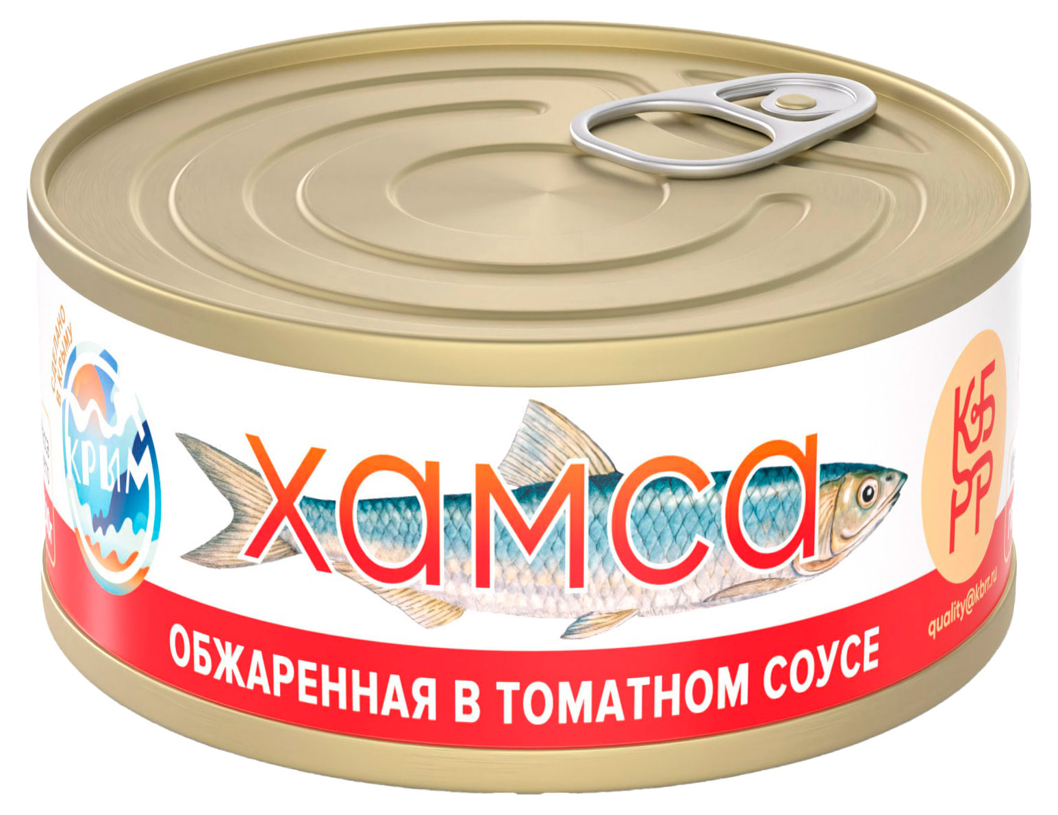 Хамса КБРР обжаренная в томатном соусе, 240 г