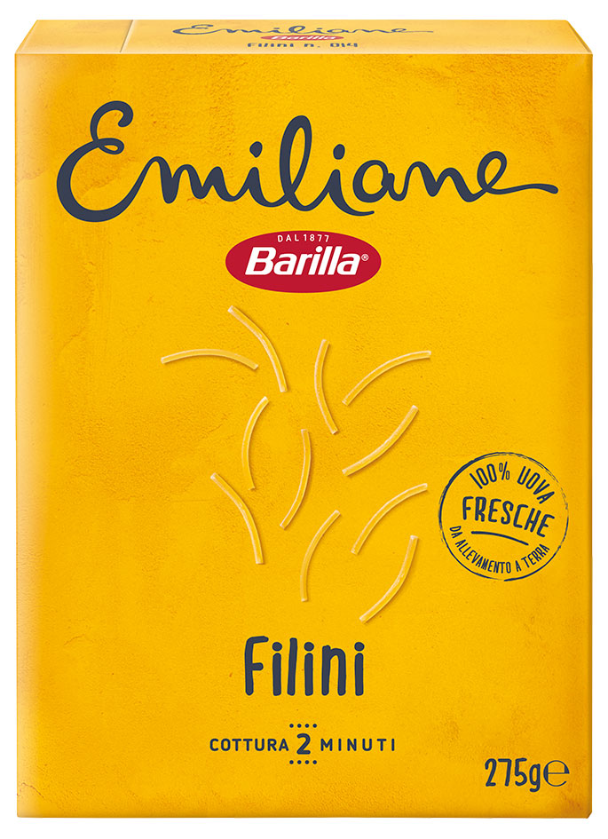 Макаронные изделия Barilla Emiliane Filini Филини яичные Италия, 275 г