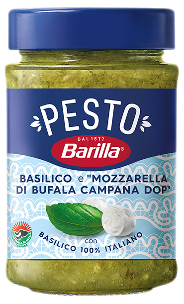Соус Barilla Песто с базиликом и моцареллой Италия, 190 г