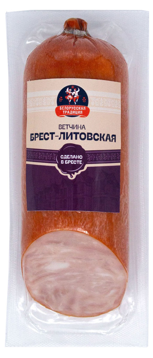 Ветчина вареная Белорусская традиция Брест-Литовская Беларусь, 350 г