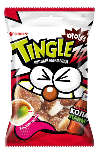 Мармелад кислый Tinglezz кола лайм, 75 г
