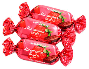 Конфеты Коммунарка Мистерия вкуса Клубника Беларусь, вес