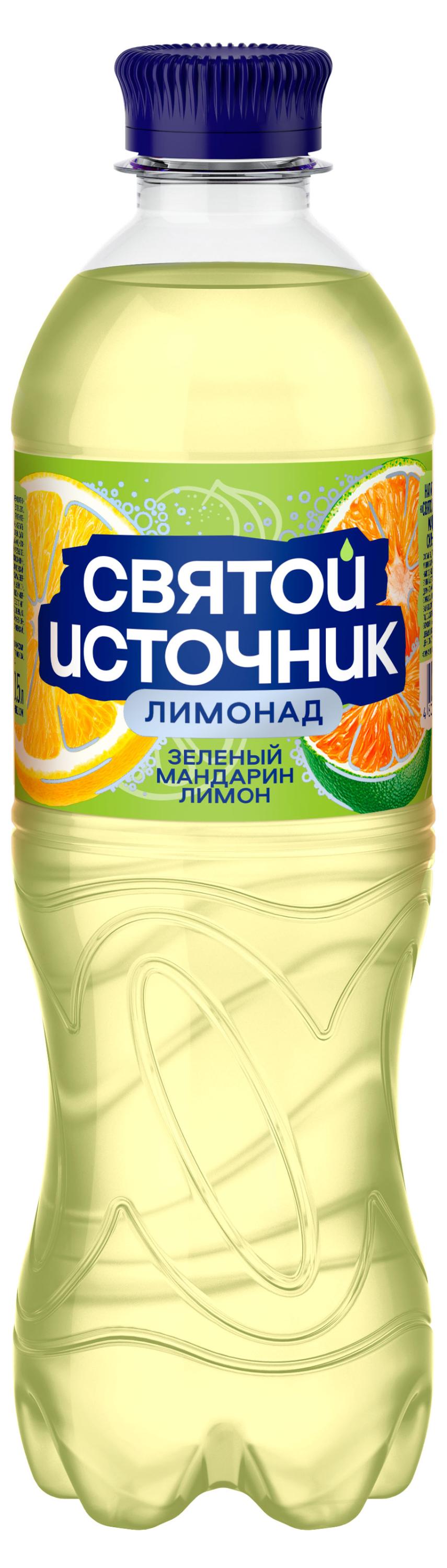 Напиток газированный Святой Источник Мандарин лимон, 500 мл