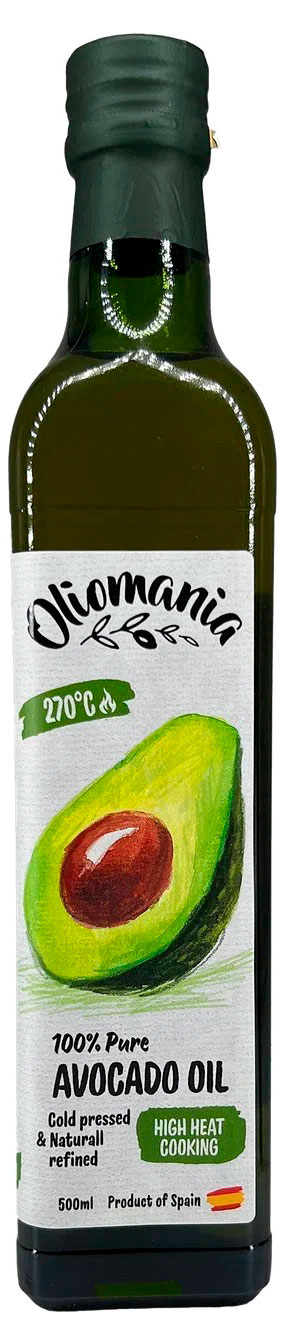 Масло авокадо Oliomania рафинированное Испания, 500 мл