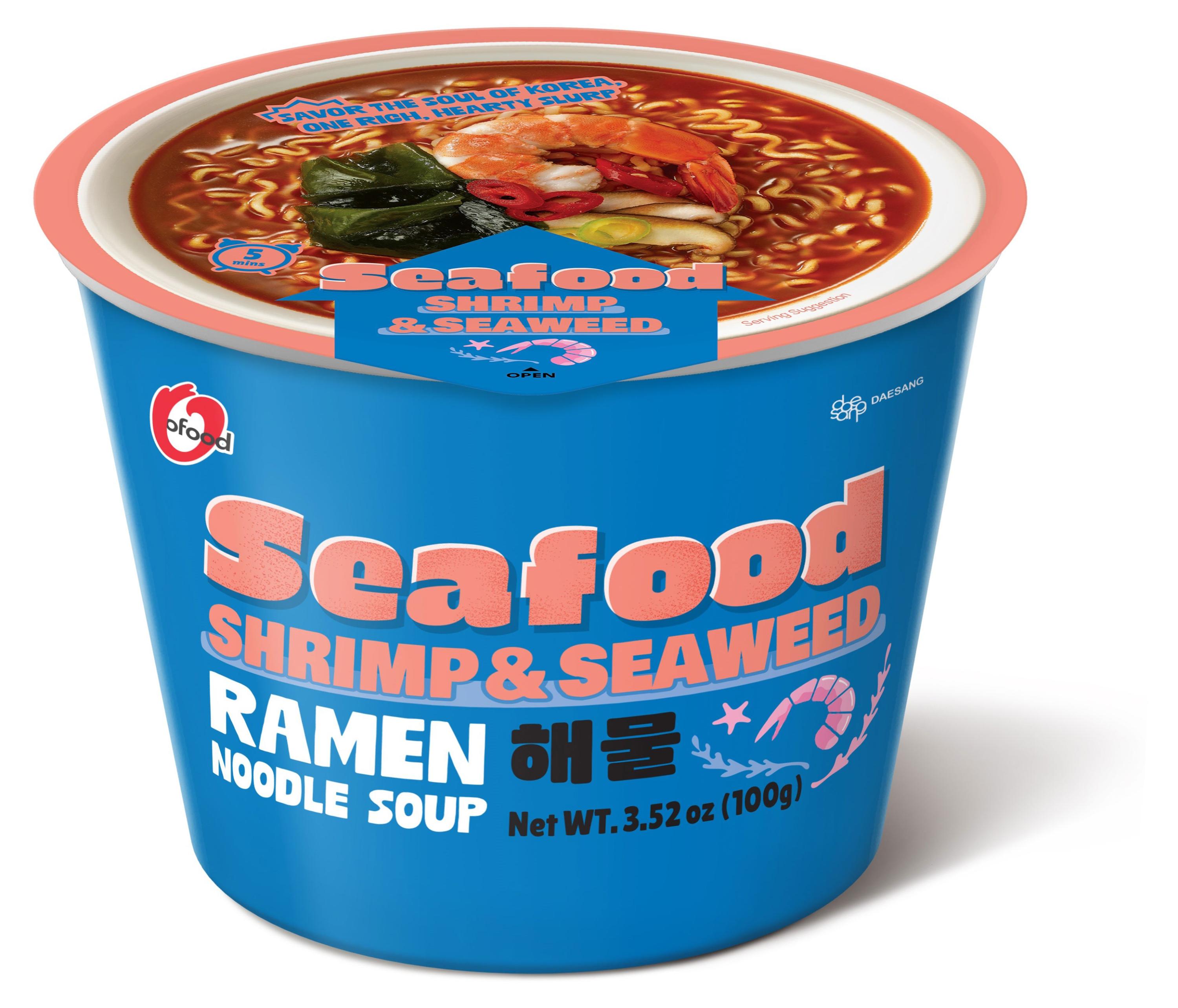 Лапша быстрого приготовления O'Food Seafood Ramen со вкусом морепродуктов, 100 г