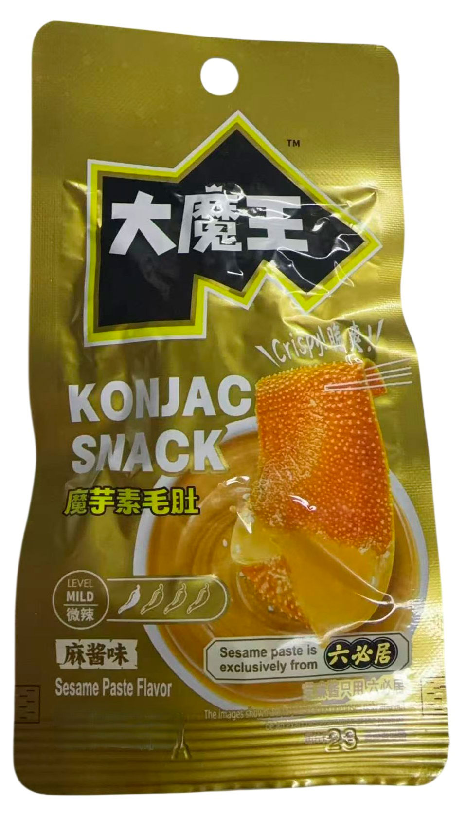 Снеки Mowon Лятао из конжака с кунжутной пастой, 54 г