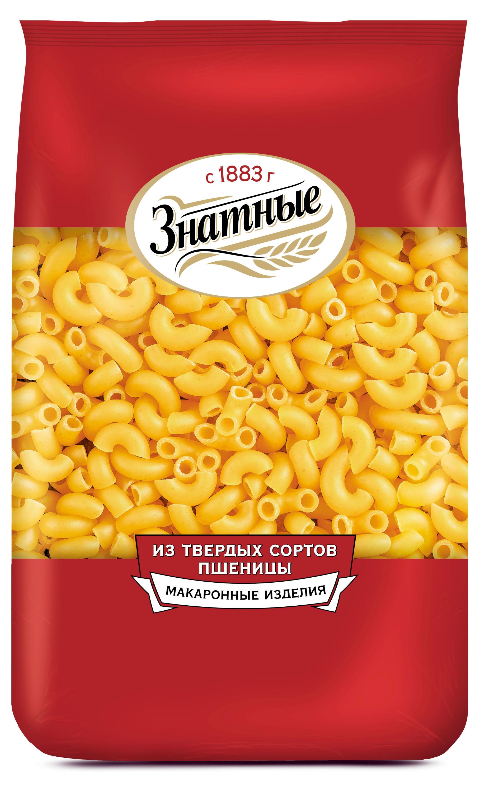 Макаронные изделия Знатные Рожки особые 42, 400 г