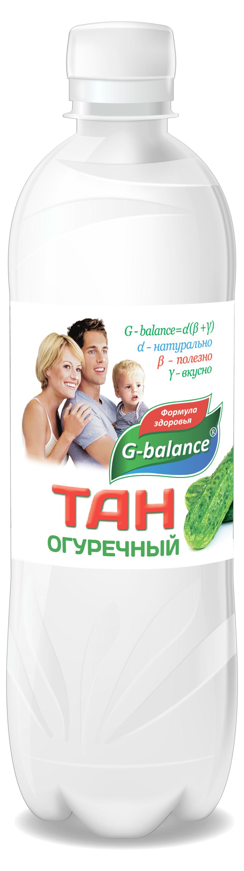 Напиток кисломолочный Тан G-Balance огуречный 1% БЗМЖ охлажденный, 500 мл