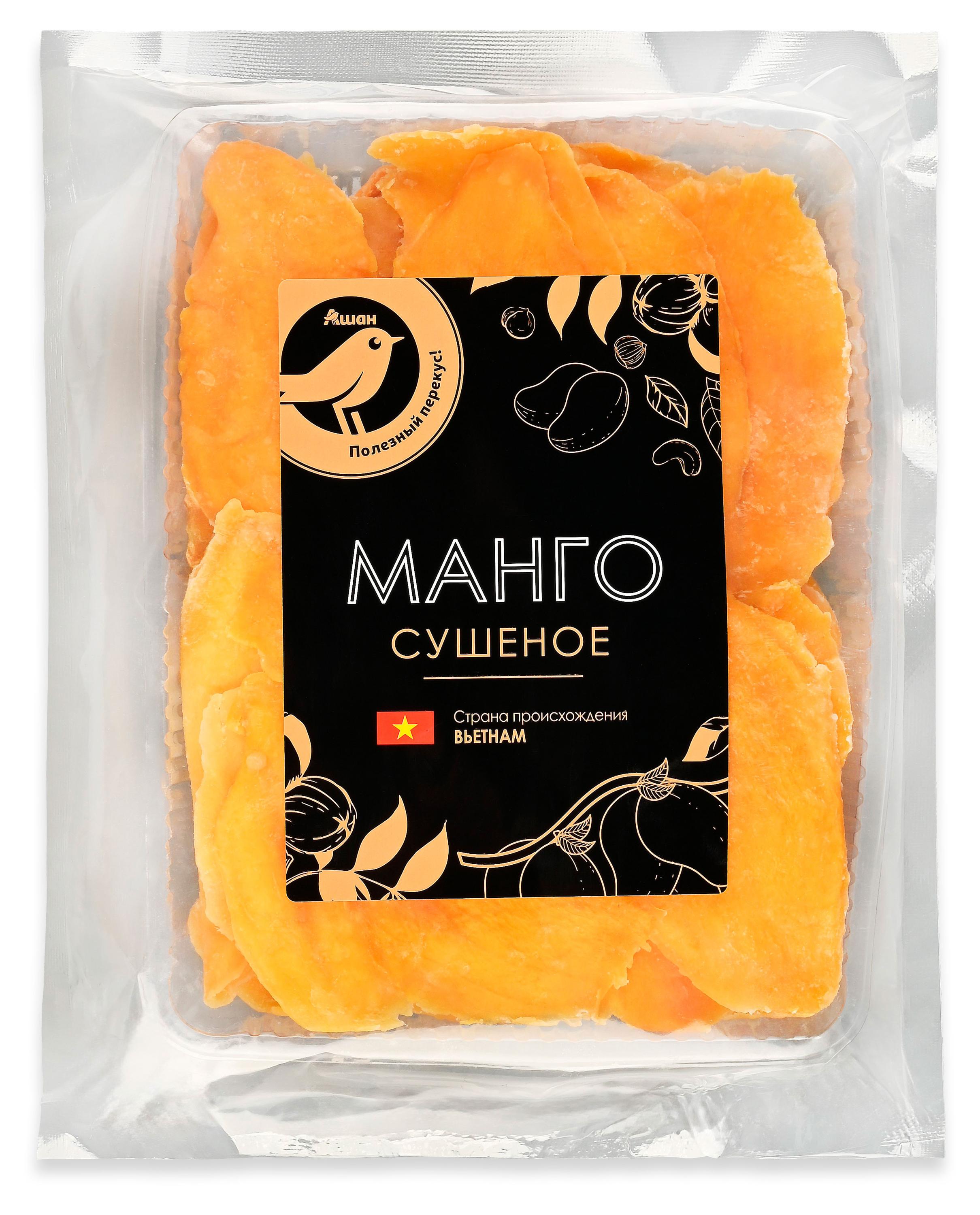 Манго сушеное АШАН Золотая птица, 500 г