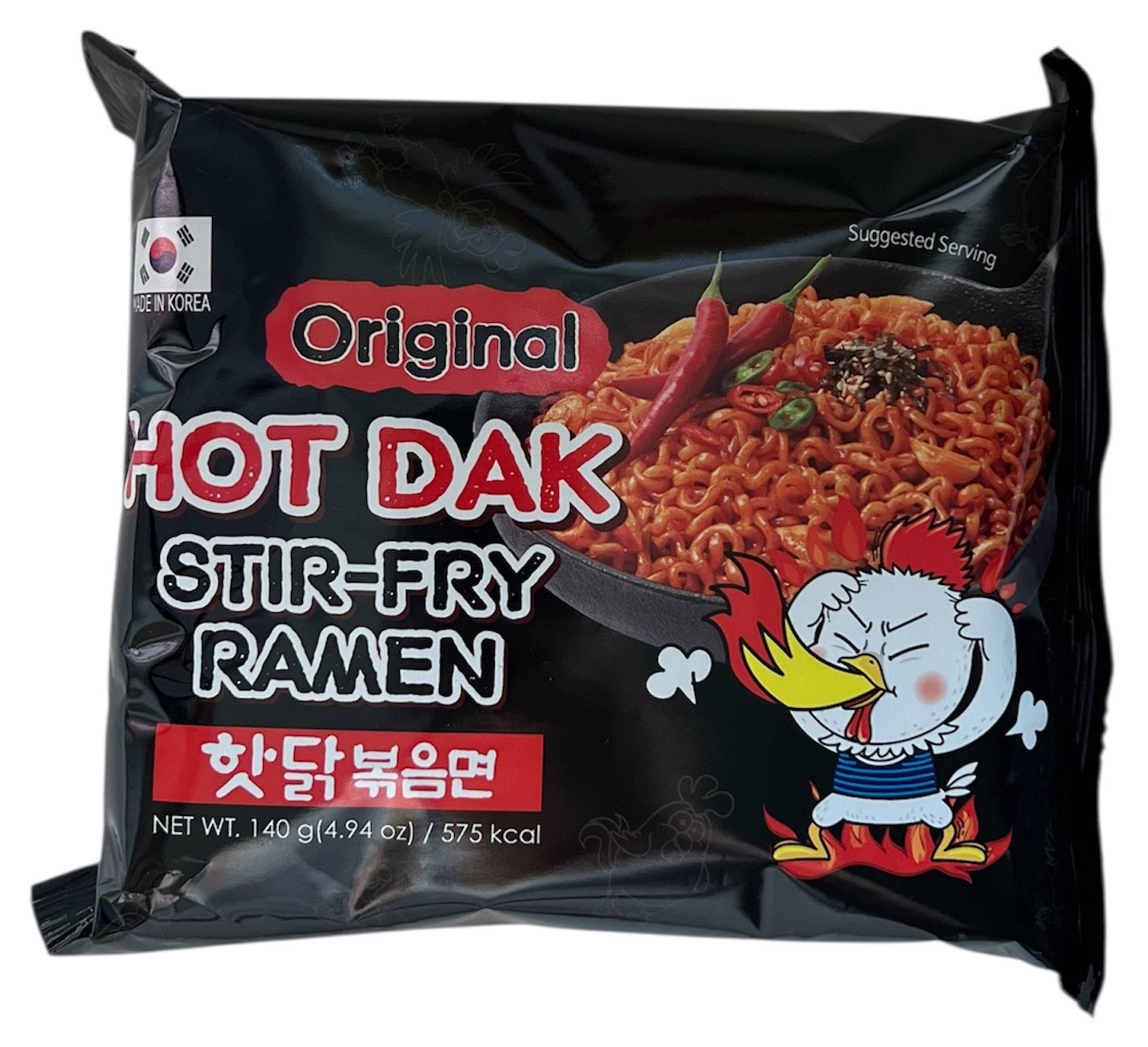 Лапша быстрого приготовления Migawon Hot Dak Stir Fry Ramen острая Корея, 140 г