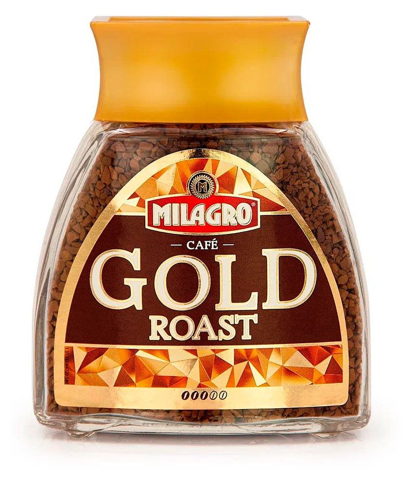 Кофе растворимый Milagro Gold сублимированный, 47,5 г
