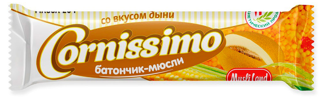 Батончик-мюсли Cornissimo со вкусом дыни Беларусь, 25 г