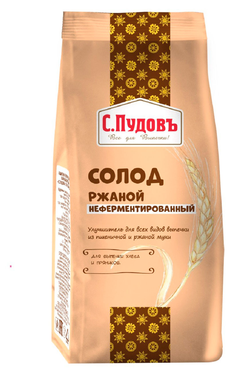 Смесь для выпечки С.Пудовъ солод ржаной неферментированный, 200 г