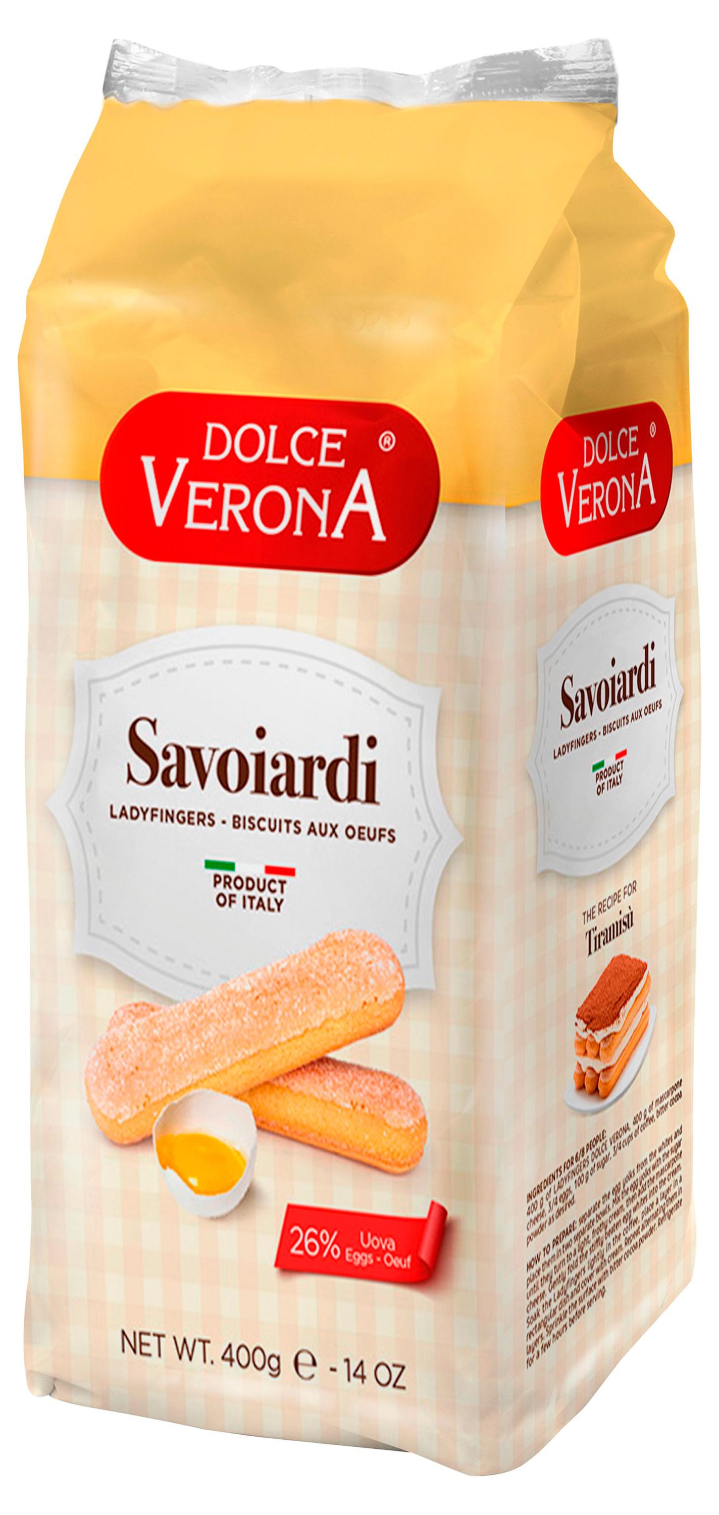 Печенье сахарное Dolce Verona Савоярди Италия, 400 г