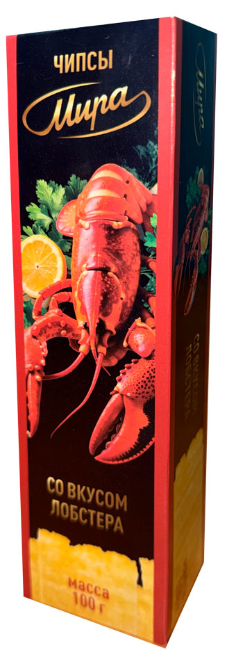 Чипсы картофельные Мира со вкусом лобстера Беларусь, 100 г
