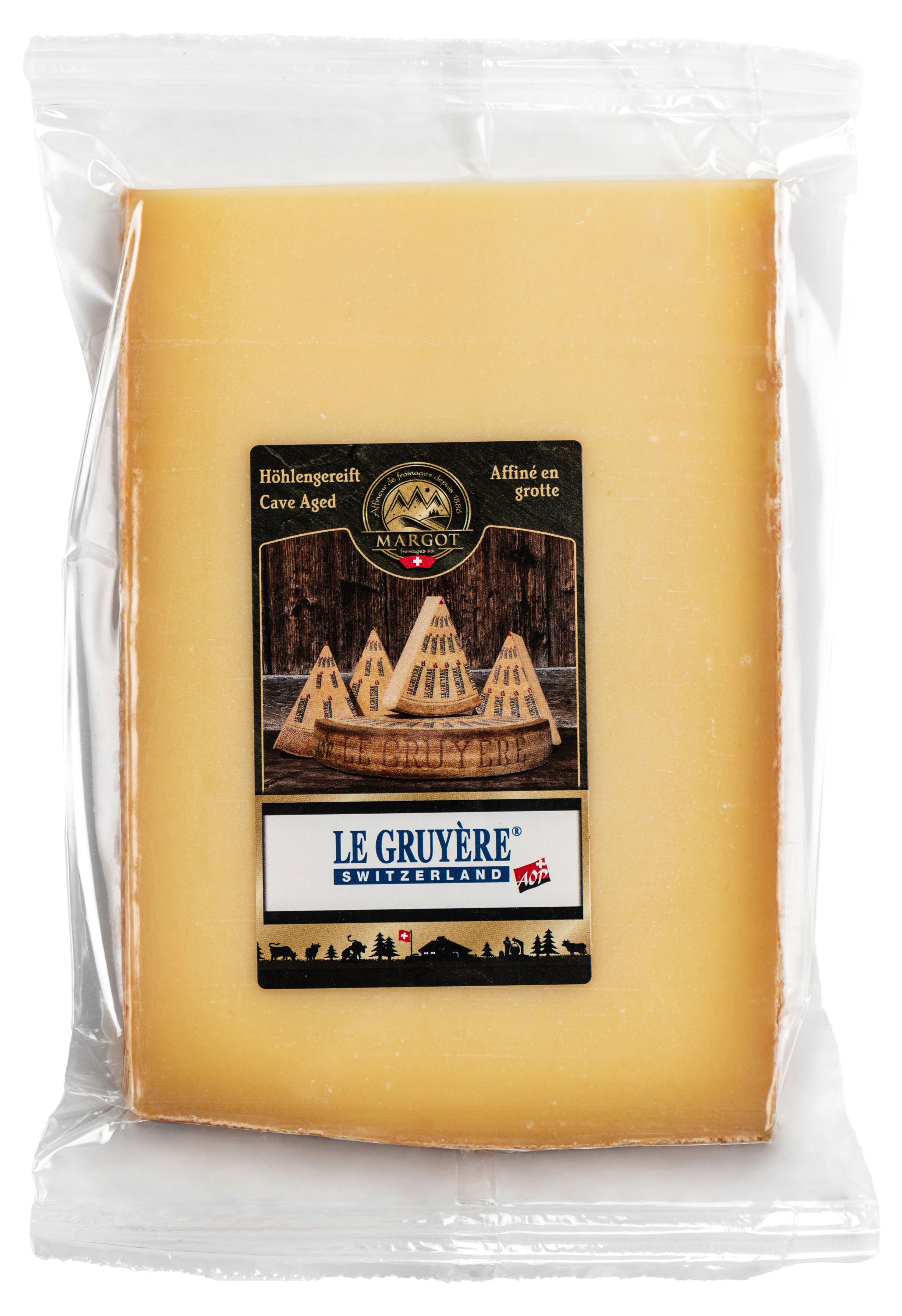Сыр твердый Грюйер Margot Fromages 49% БЗМЖ Швейцария, 200 г