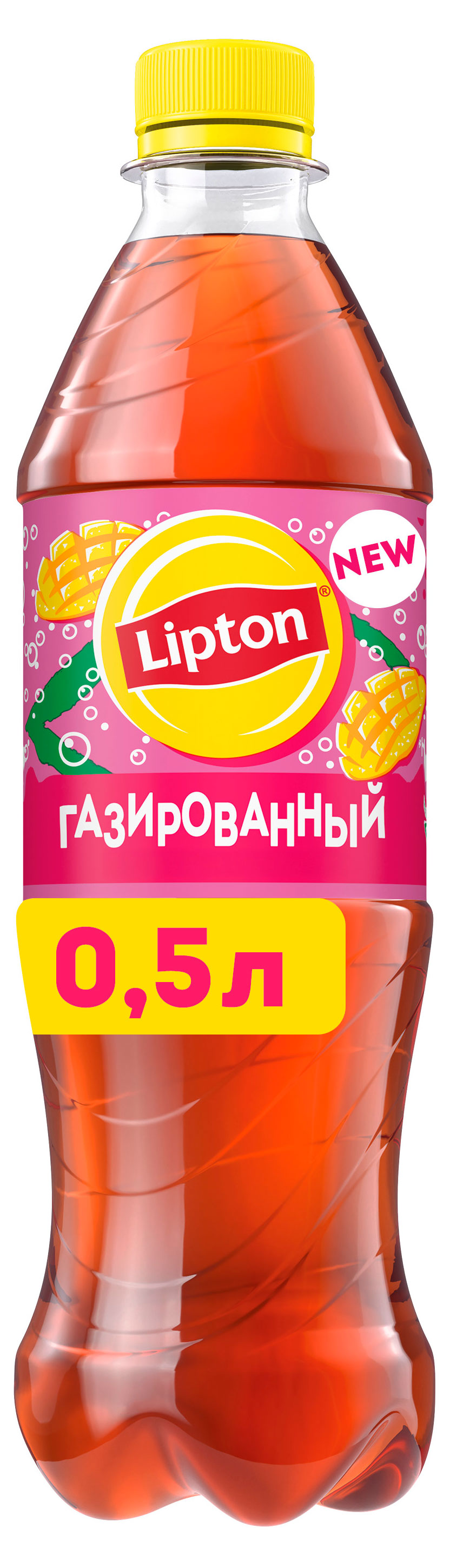Чай черный газированный Lipton Манго-Личи, 500 мл