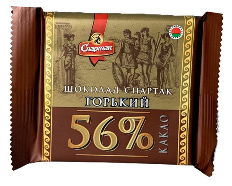 Шоколад горький Спартак 56%, 65 г