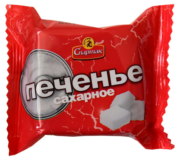 Печенье сахарное Спартак Беларусь, 50 г