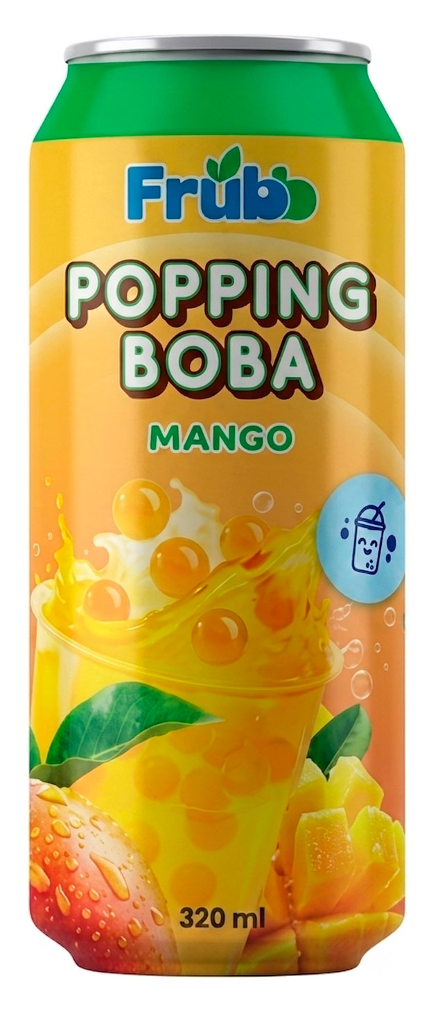 Напиток сокосодержащий Frubb Popping Boba со вкусом манго Вьетнам, 320 мл