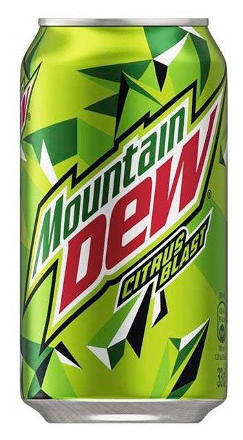 Напиток газированный Mountain Dew Citrus Blast Дания, 330 мл