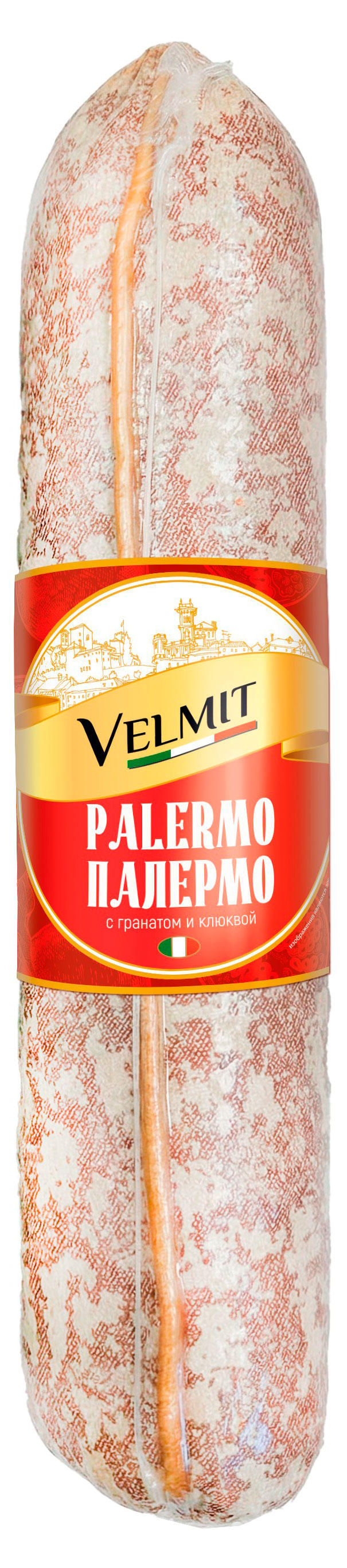 Колбаса сырокопченая Велмит Velmit Палермо с гранатом и клюквой, ~ 600 г