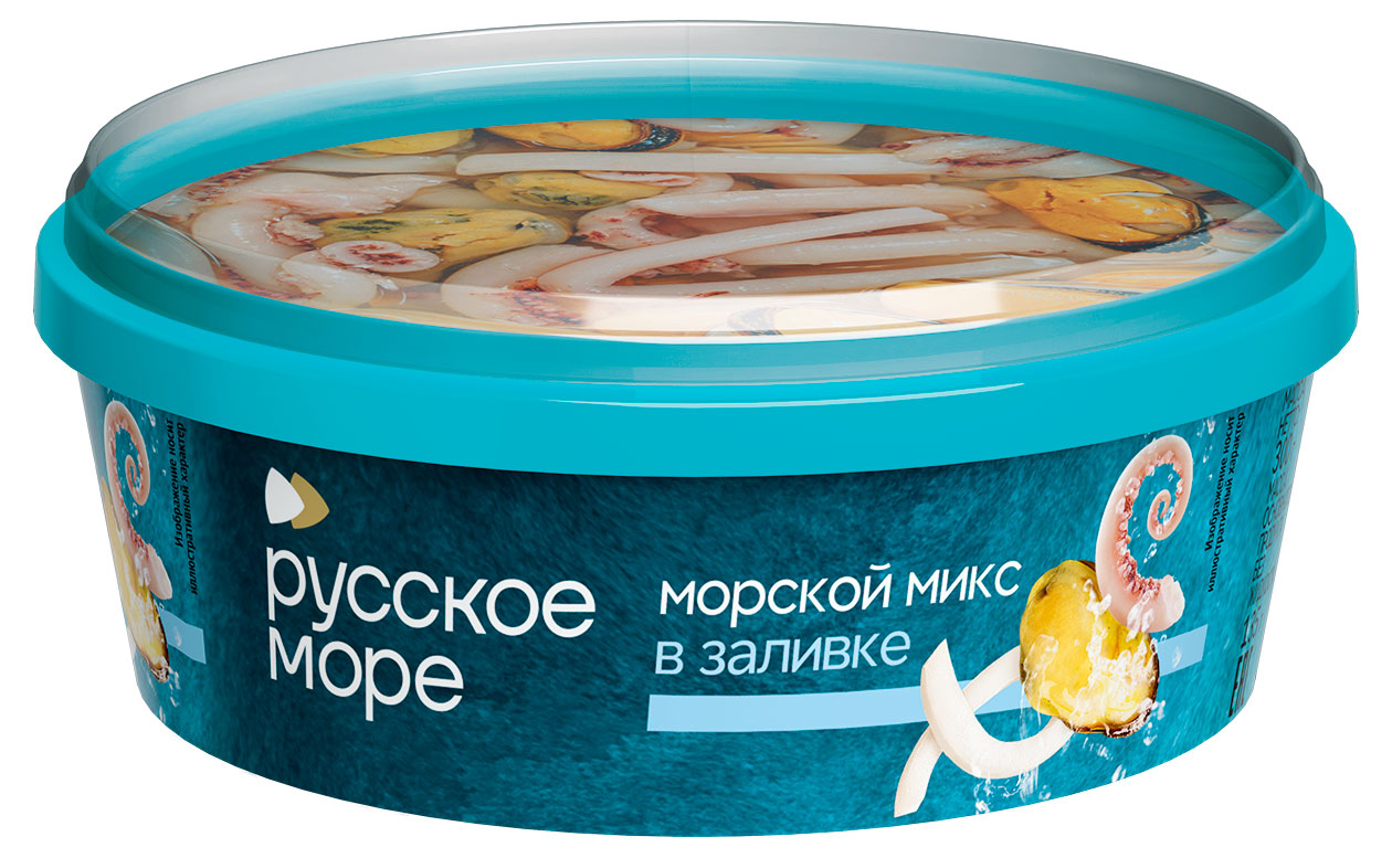 Коктейль морской микс Русское море в заливке Беларусь, 300 г