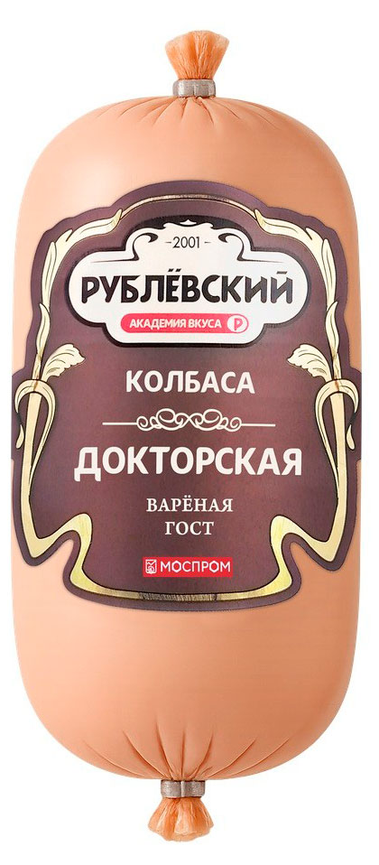 Колбаса вареная Рублёвский Докторская, 400 г