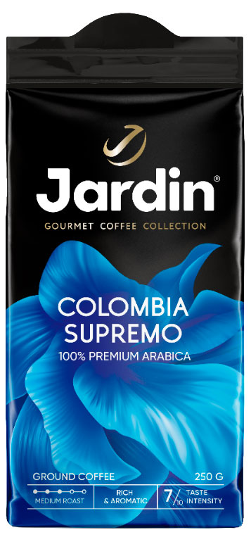 Кофе молотый Jardin Colombia Supremo, 250 г