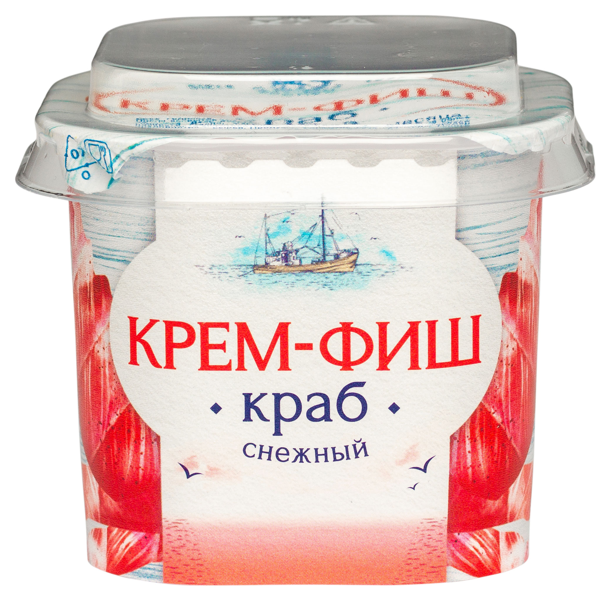 Паста крем-фиш на основе фарша сурими Европром снежный краб, 150 г