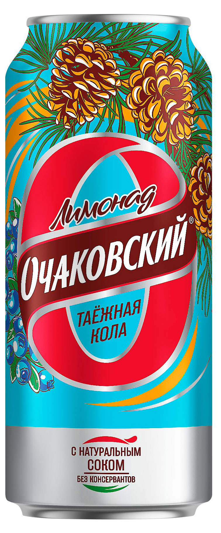 Напиток газированный Очаково Лимонад Таежная Кола, 450 мл