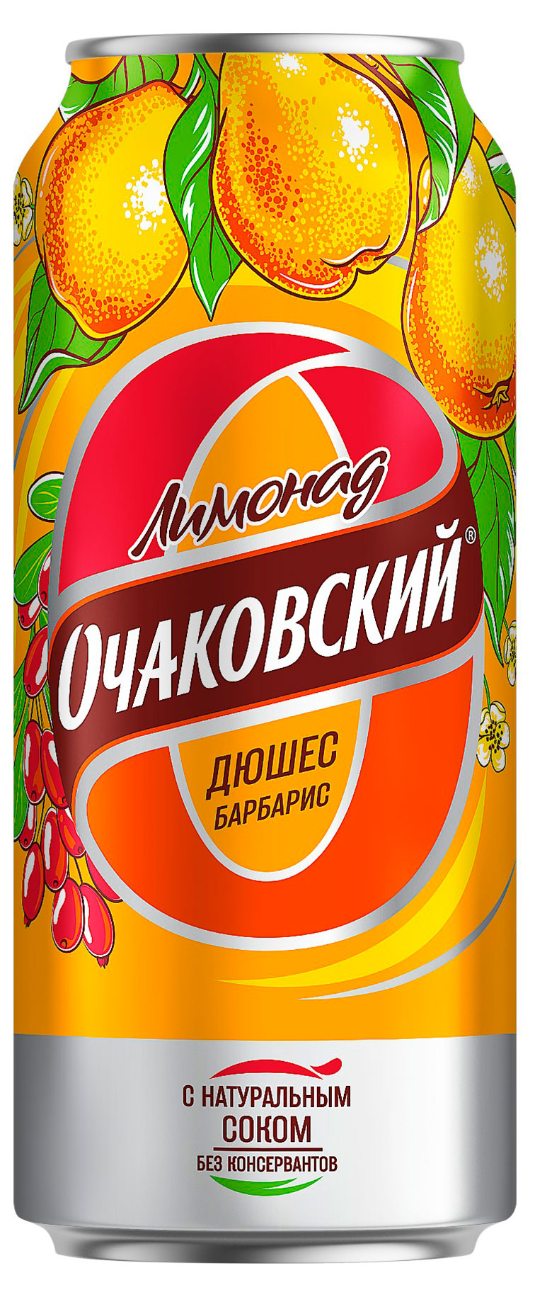 Напиток газированный Очаково Лимонад Дюшес барбарис, 450 мл