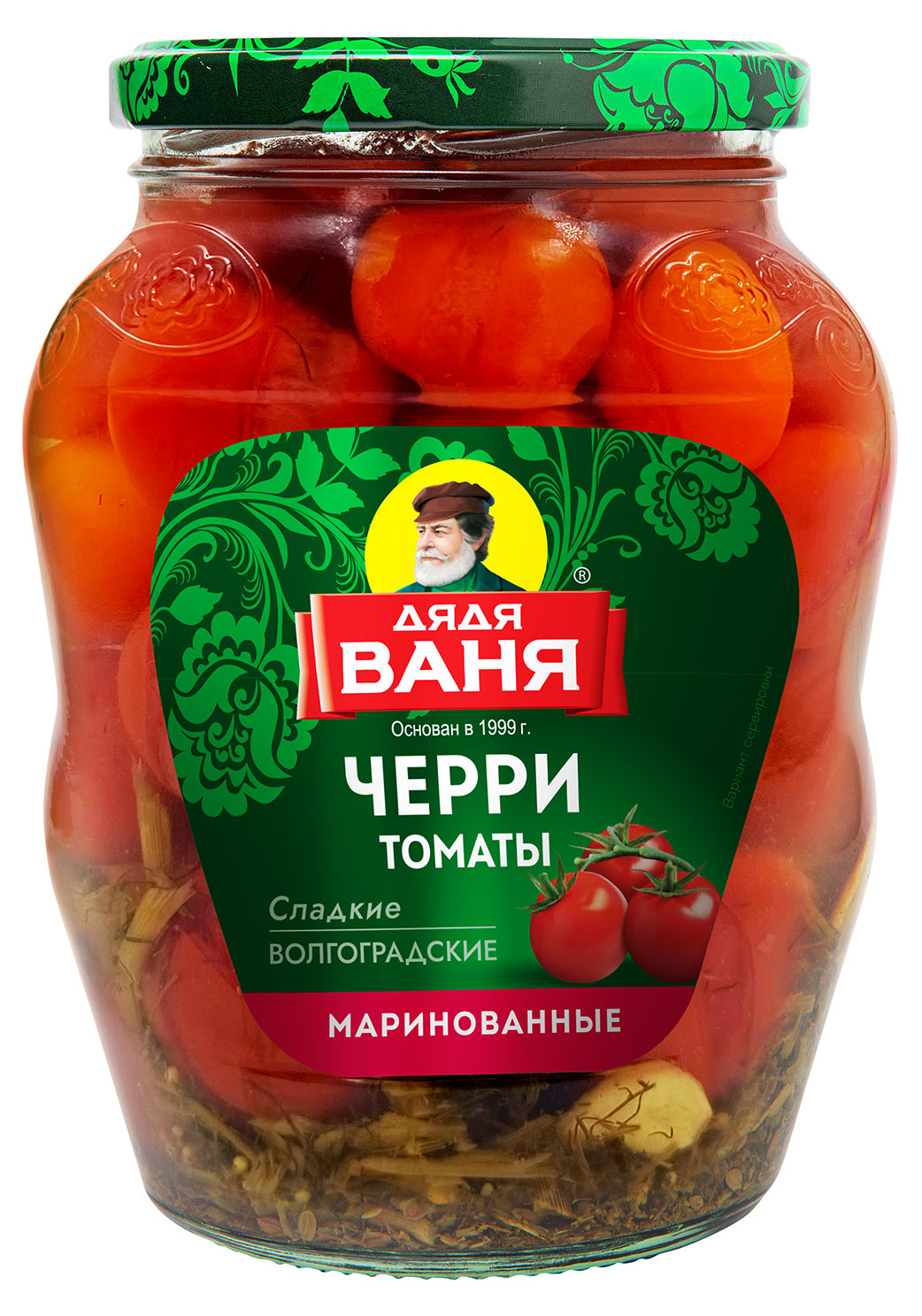 Томаты черри маринованные Дядя Ваня, 680 г