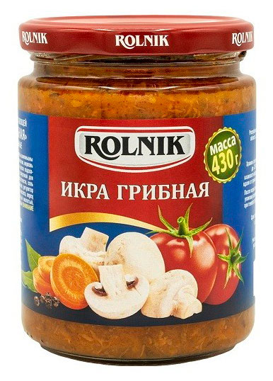 Икра грибная Rolnik Беларусь, 430 г