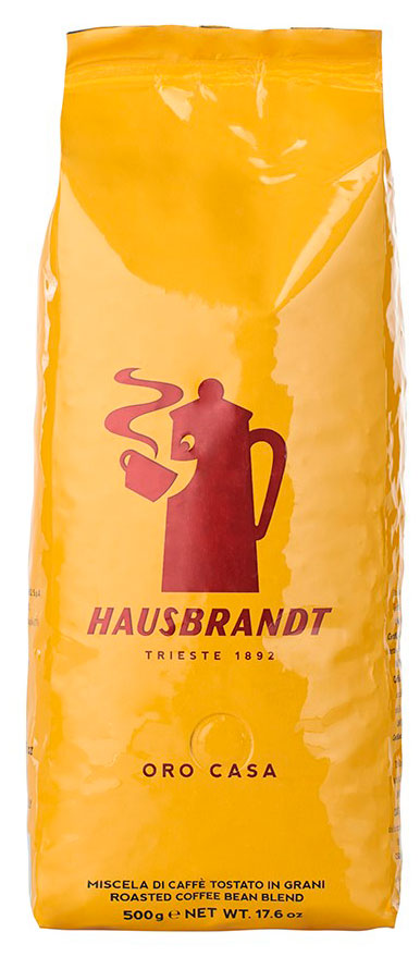 Кофе в зернах Hausbrandt Oro Casa Италия, 500 г