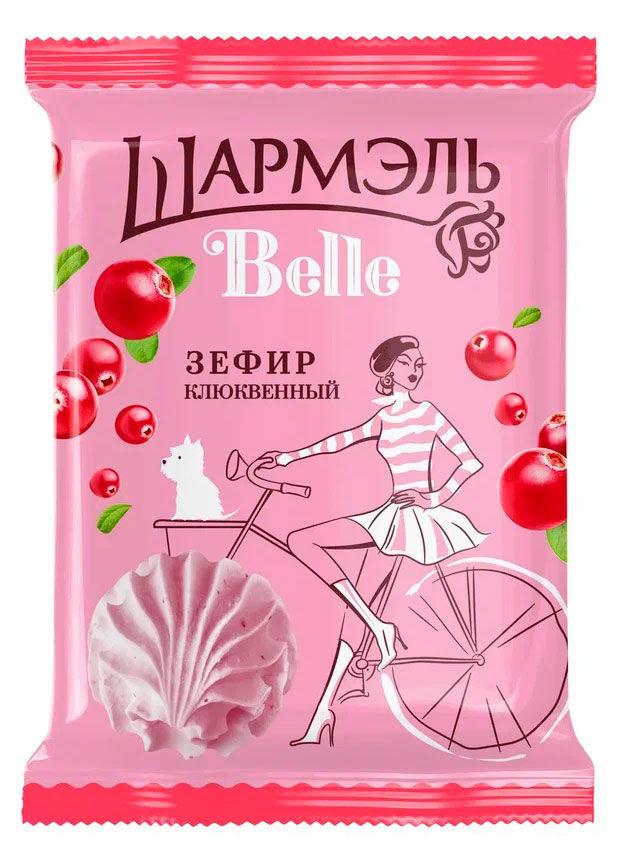 Зефир Шармэль Belle клюквенный, 150 г
