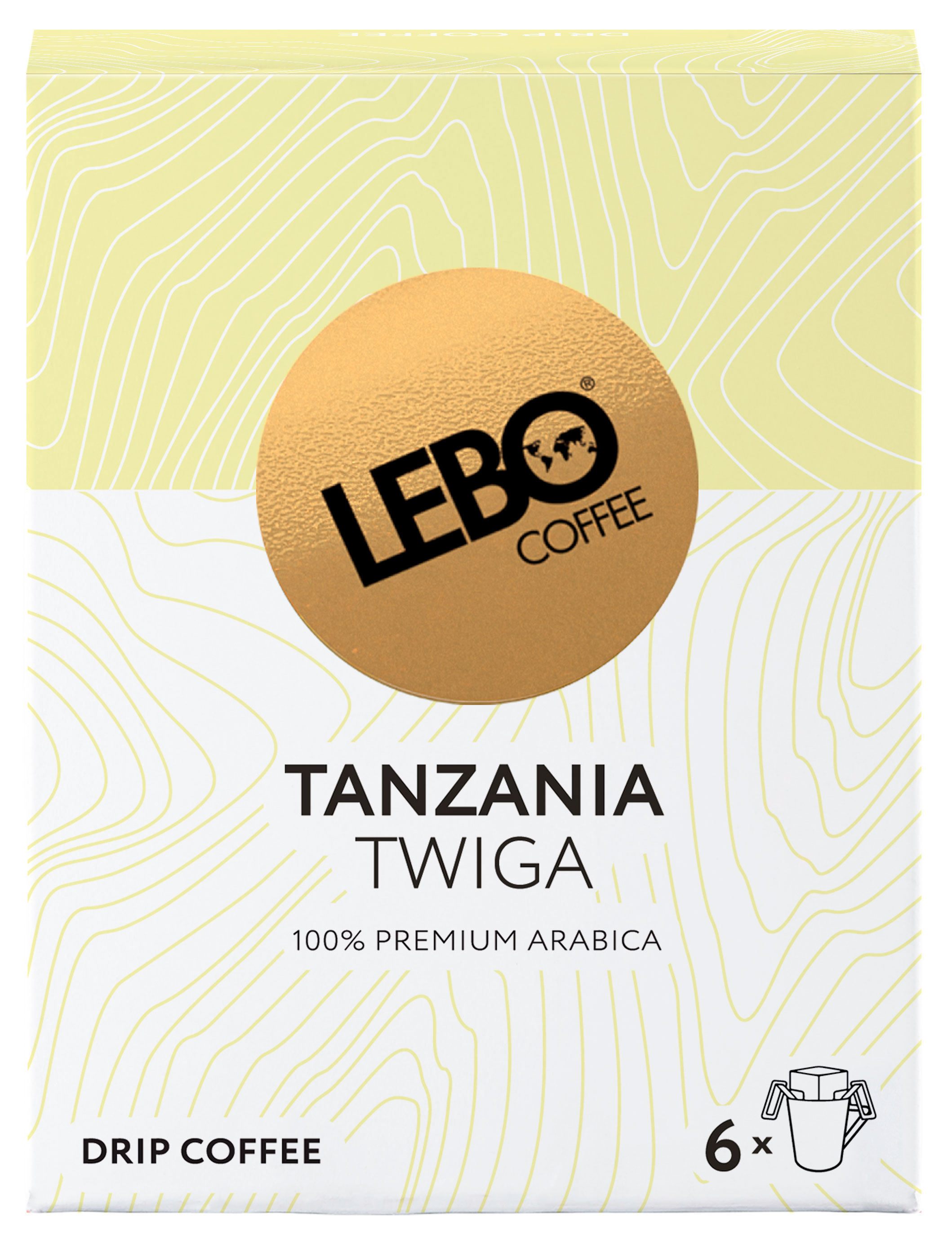 Кофе молотый в дрип-пакетах Lebo Tanzania, 6 шт