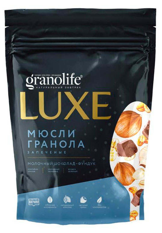 Мюсли-гранола Granolife запеченые шоколад-фундук, 300 г