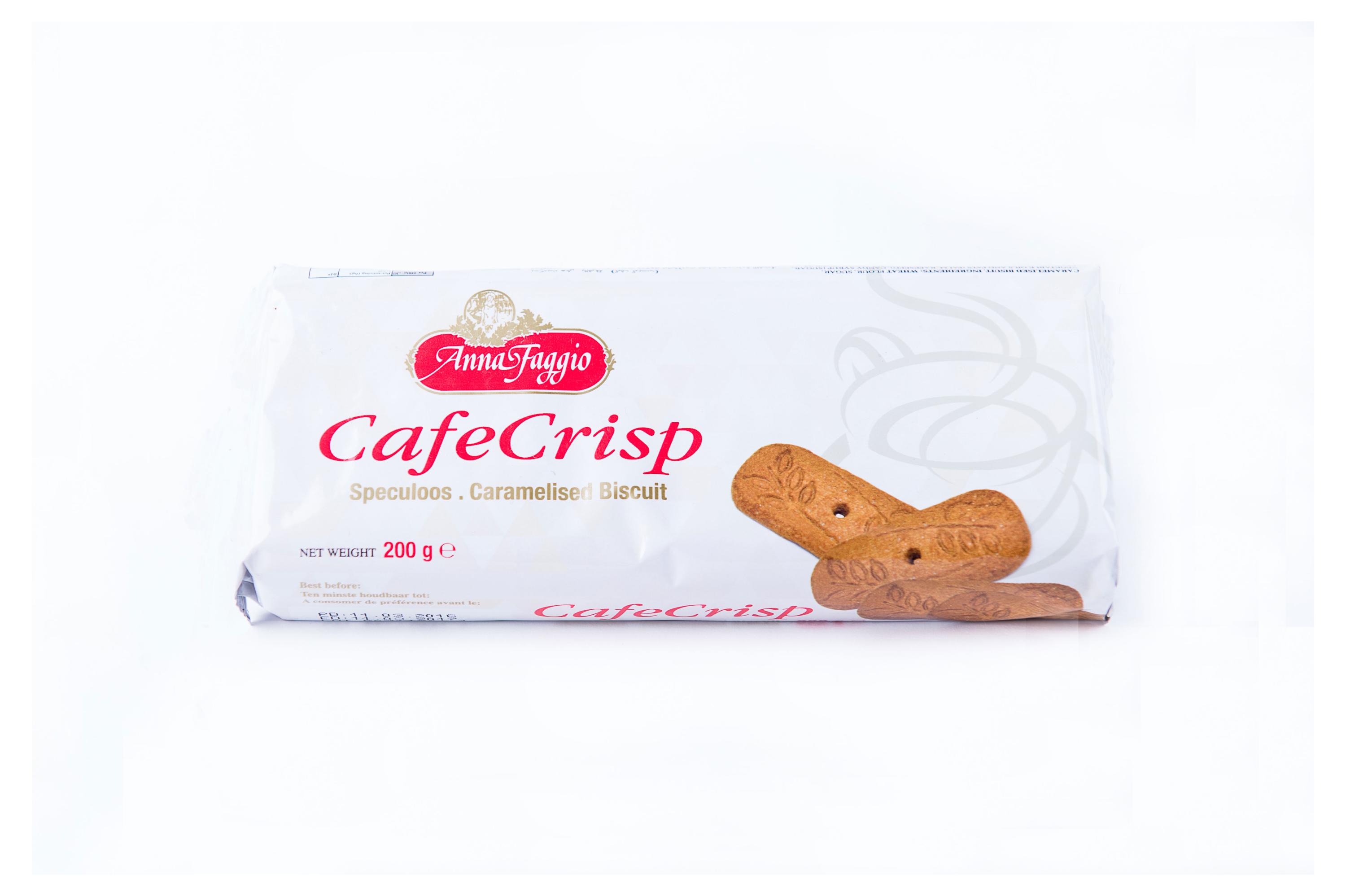 Печенье Anna Faggio Cafe Crisp хрустящее карамелизированное Бельгия, 200 г