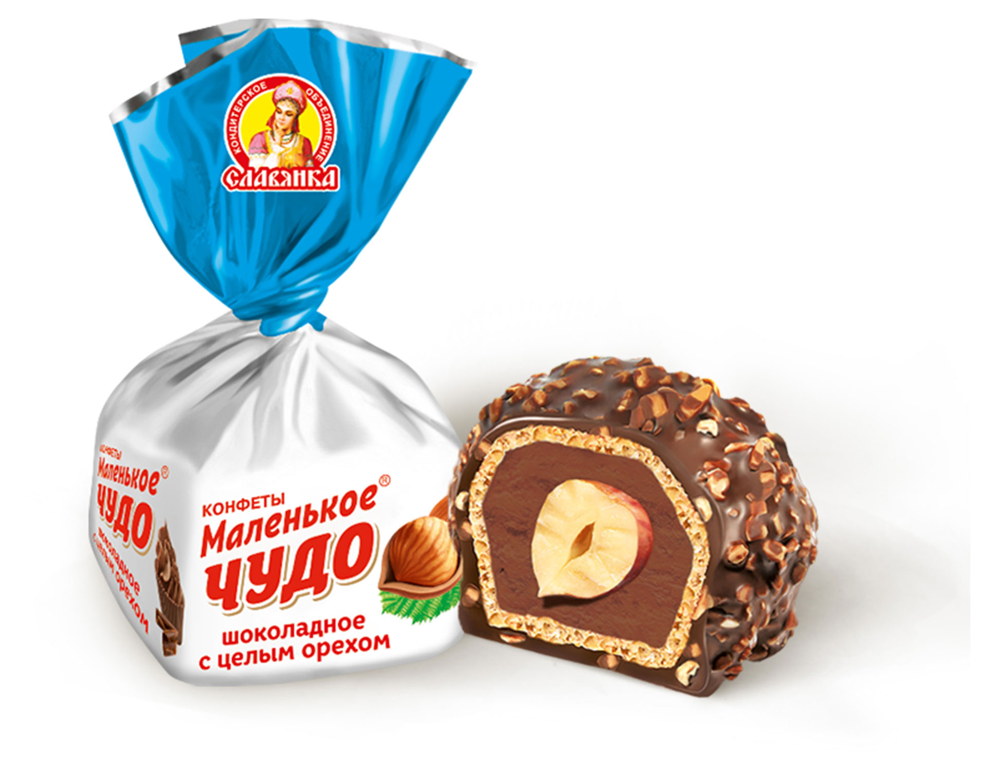 Конфеты вафельные Славянка Маленькое чудо, вес