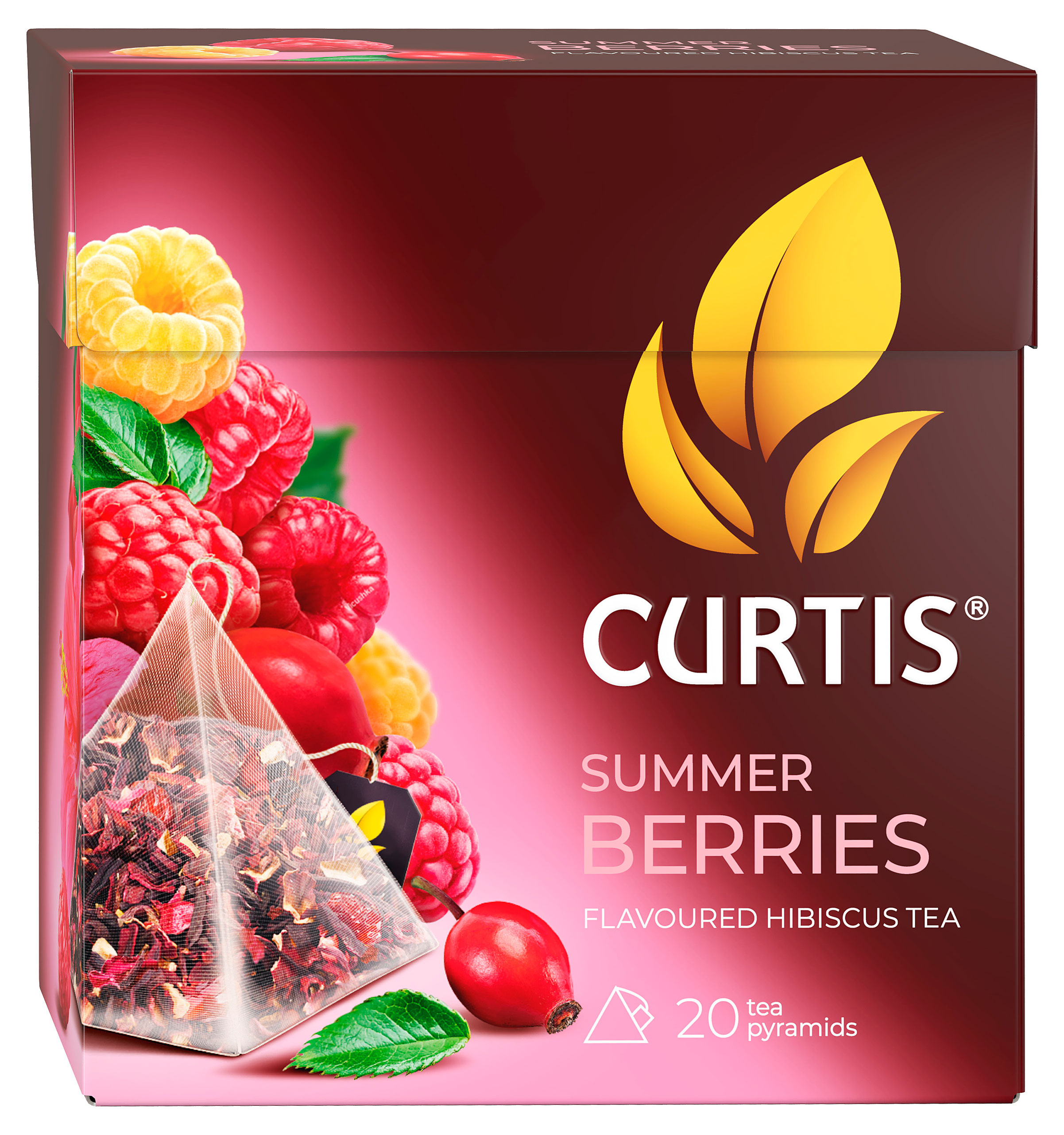 Чай фруктовый Curtis Summer Berries в пирамидках, 20х1,7 г