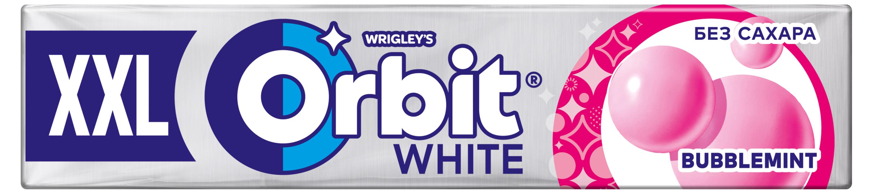 Резинка жевательная Orbit XXL Bubblemint без сахара, 19 г