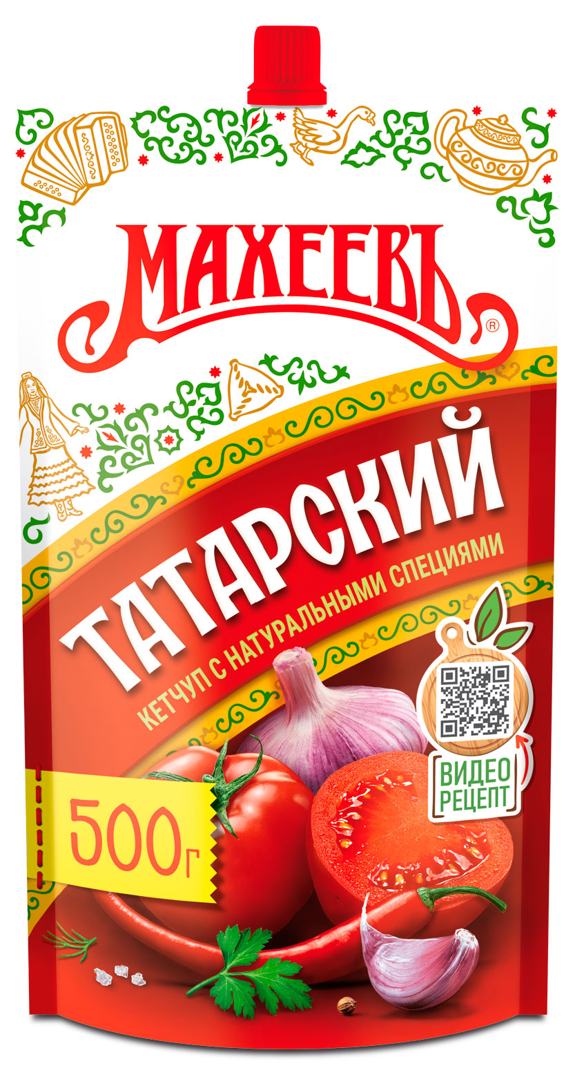 Кетчуп томатный МАХЕЕВЪ Татарский, 500 г