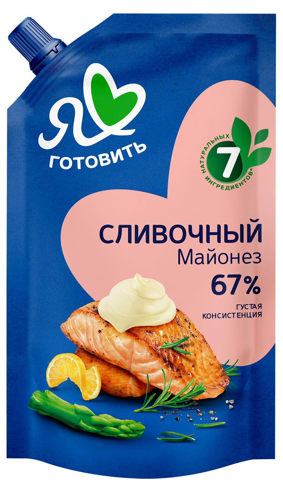 Майонез Я люблю готовить Сливочный 67% охлажденный, 600 мл