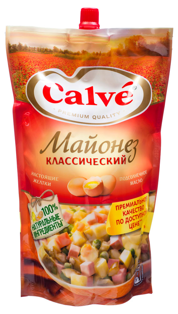 Майонез Calve классический 50% охлажденный, 700 г