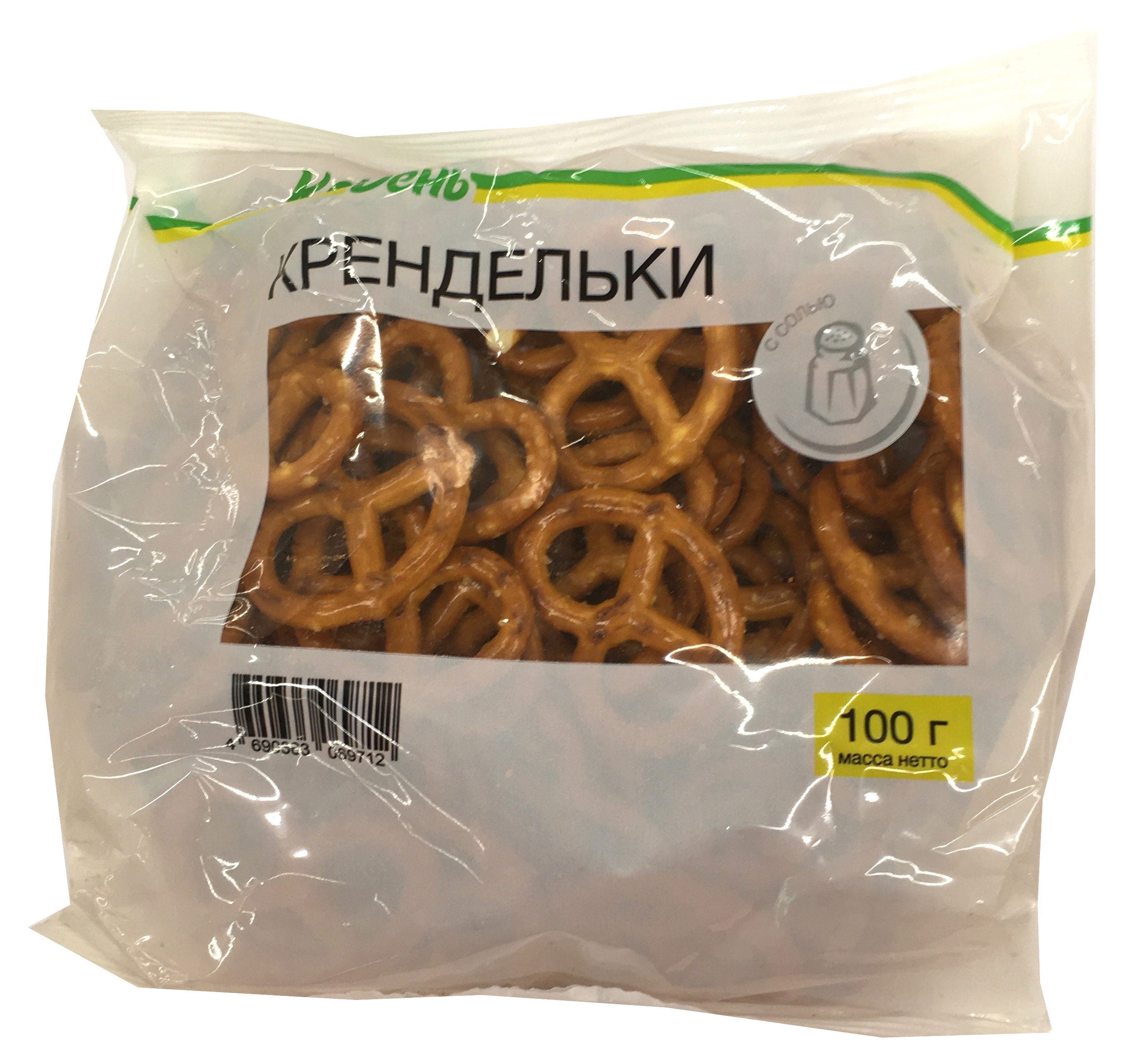 Крендельки Каждый день с солью, 100 г