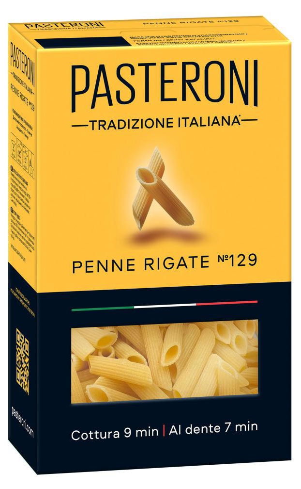 Макаронные изделия Pasteroni 129 перья Италия, 400 г
