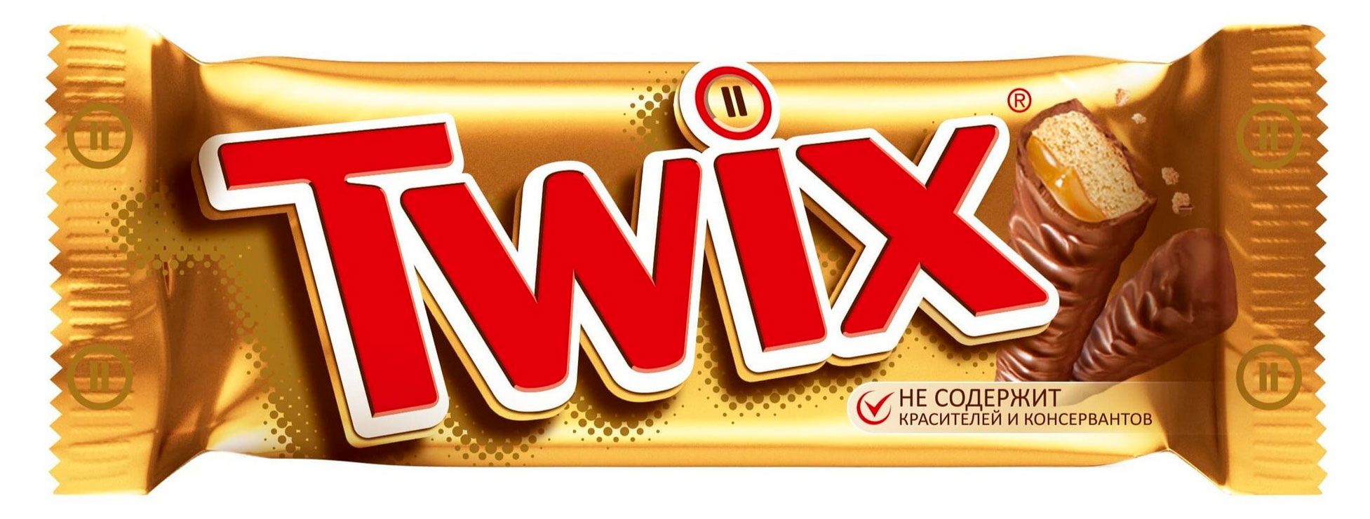 Батончик шоколадный TWIX с карамелью и печеньем, 55 г