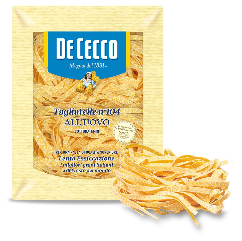 Макаронные изделия De Cecco Tagliatelle 104 лапша, 250 г