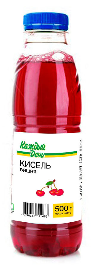 Кисель Каждый день Вишня охлажденный, 500 г